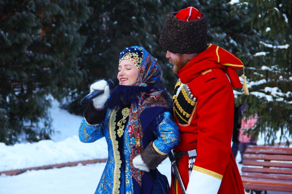 Казачий ансамбль на Рождество