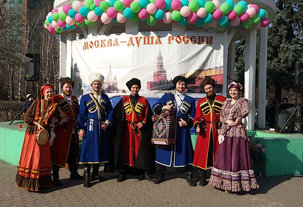 казачий ансамбль на пасху