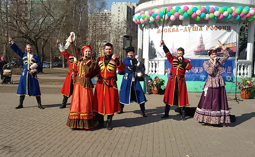 казачий ансамбль на пасху