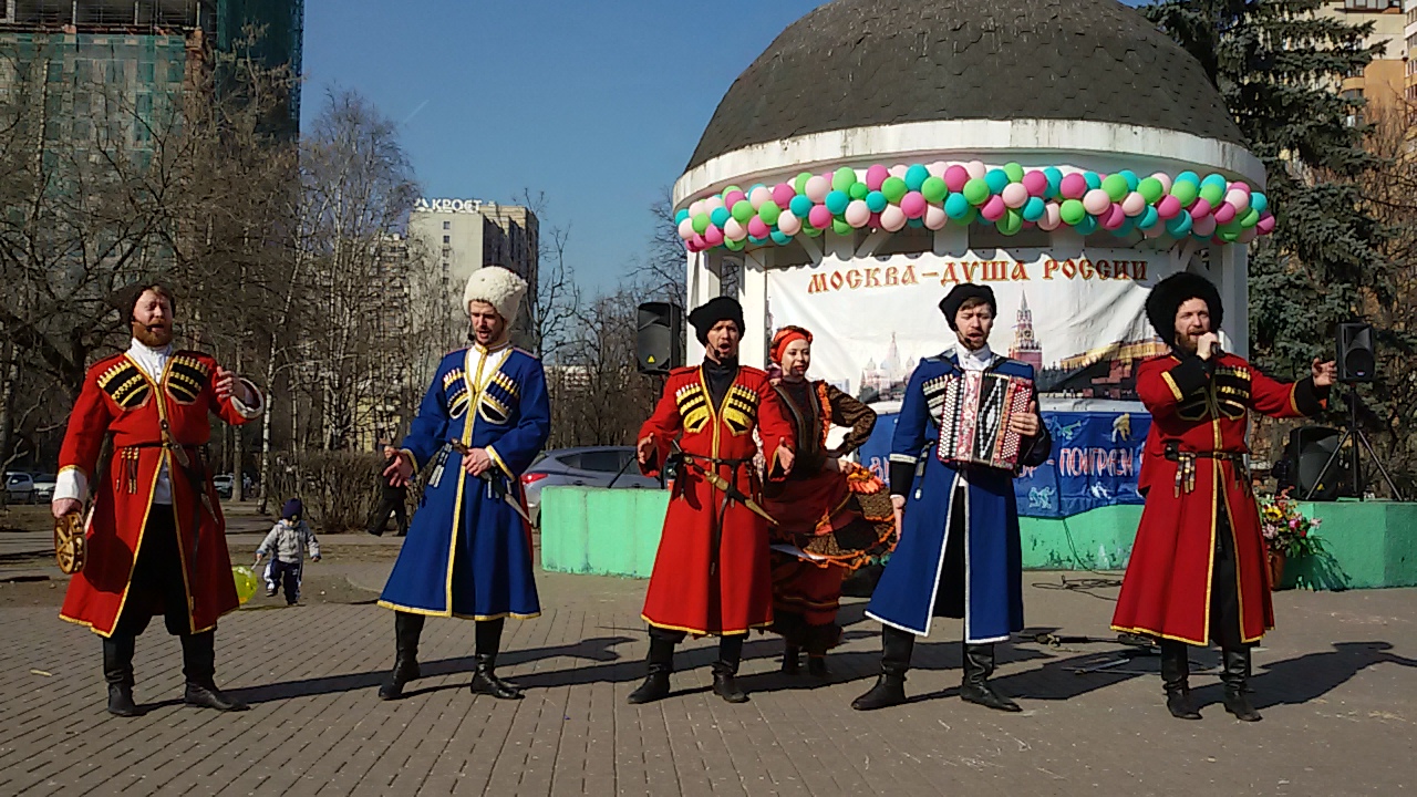 казачий ансамбль на пасху
